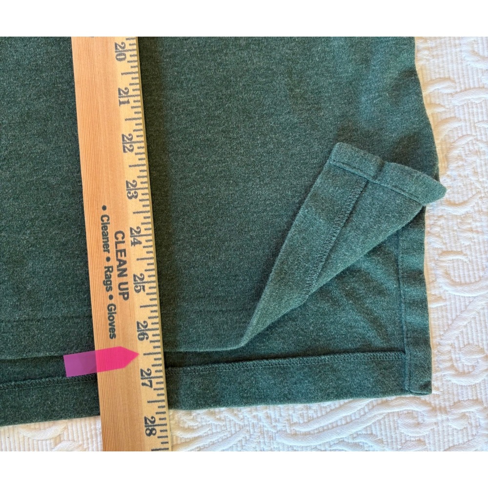 Polo Ralph Lauren Mens Green Scotch Pine Heather Cotton Mesh Polo Shirt Size S - Picture 9 of 10